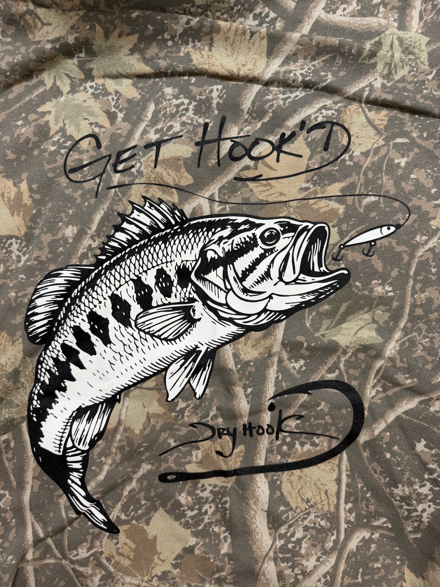 Dry Hook Deadwood Camo Bass Hoodie