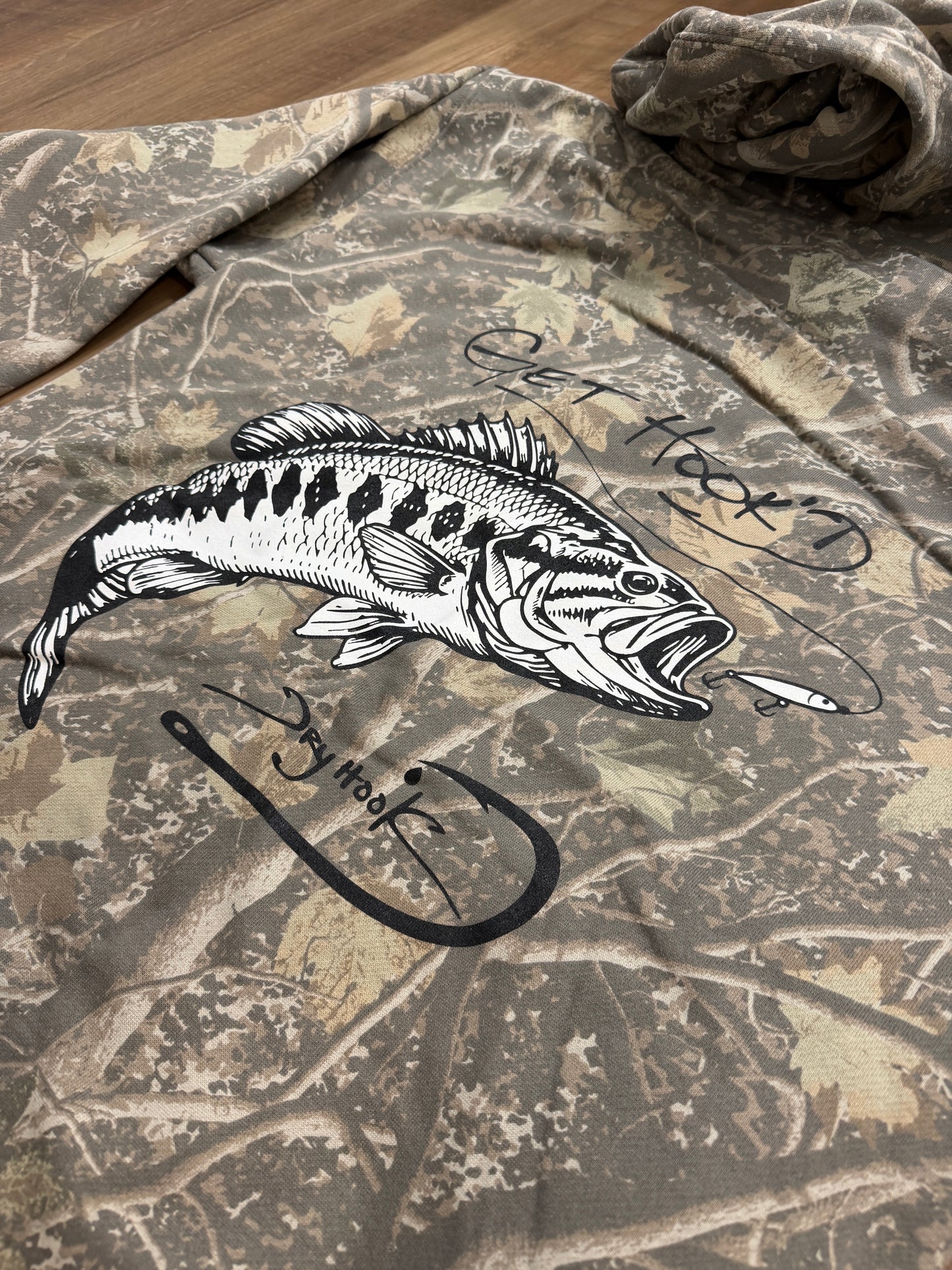 Dry Hook Deadwood Camo Bass Hoodie